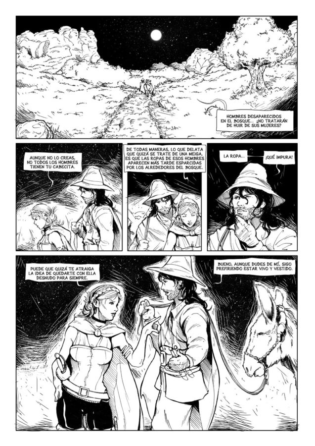 Terra de Meigas - Página de muestra